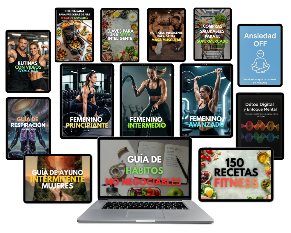 Kit Completo: Entrenamiento + Mentalidad + Hábitos Saludables para MUJERES